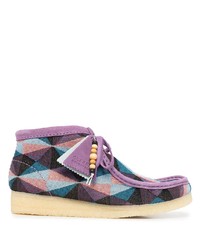 Разноцветные ботинки дезерты из плотной ткани от Clarks Originals