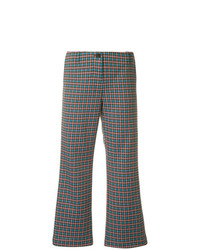 Разноцветные брюки-клеш от Aalto