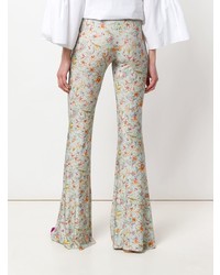 Разноцветные брюки-клеш от Black Coral