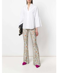 Разноцветные брюки-клеш от Black Coral