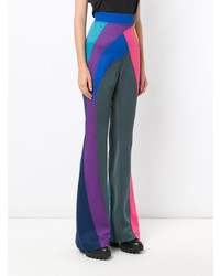 Разноцветные брюки-клеш от À La Garçonne