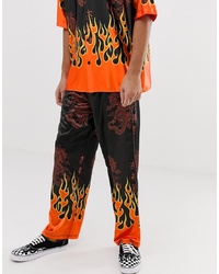 Разноцветные брюки чинос с принтом от Jaded London