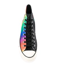 Мужские разноцветные высокие кеды из плотной ткани от Converse