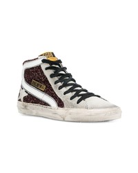 Женские разноцветные высокие кеды от Golden Goose Deluxe Brand