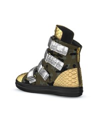 Женские разноцветные высокие кеды от Swear