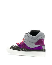Мужские разноцветные высокие кеды от Maison Margiela