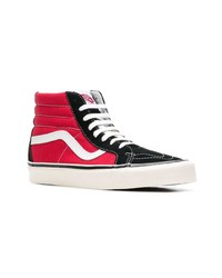 Мужские разноцветные высокие кеды от Vans