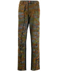 Мужские разноцветные джинсы с принтом тай-дай от Heron Preston