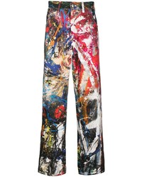 Мужские разноцветные джинсы с принтом от Charles Jeffrey Loverboy