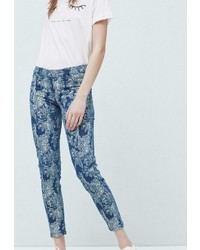 Разноцветные джинсы скинни от Mango