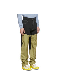 Мужские разноцветные джинсы от Jacquemus