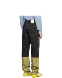 Мужские разноцветные джинсы от Jacquemus