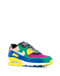 Мужские разноцветные замшевые кроссовки от Nike