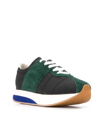 Мужские разноцветные замшевые низкие кеды от Marni