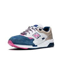 Мужские разноцветные замшевые низкие кеды от New Balance