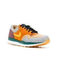 Мужские разноцветные замшевые низкие кеды от Nike