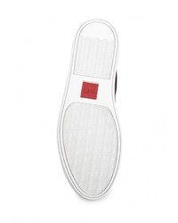 Мужские разноцветные замшевые слипоны от Hugo