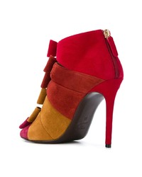 Разноцветные замшевые туфли с вырезом от Laurence Dacade