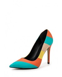 Разноцветные замшевые туфли от Aldo