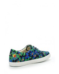 Женские разноцветные кеды от Jil Sander Navy