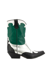 Разноцветные ковбойские сапоги