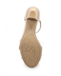 Разноцветные кожаные босоножки на каблуке от Caprice