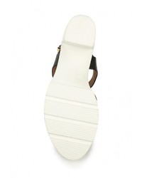 Разноцветные кожаные босоножки на каблуке от Daze