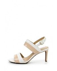 Разноцветные кожаные босоножки на каблуке от Geox