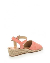 Разноцветные кожаные босоножки на танкетке от Raxmax