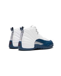 Мужские разноцветные кожаные высокие кеды от Jordan