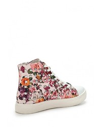 Женские разноцветные кожаные кеды от Coco Perla