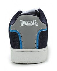 Мужские разноцветные кожаные кеды от Lonsdale