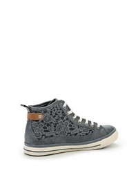 Женские разноцветные кожаные кеды от Mustang