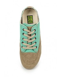 Женские разноцветные кожаные кеды от NexPero