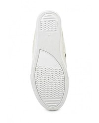 Разноцветные кожаные кроссовки на танкетке от Catherine