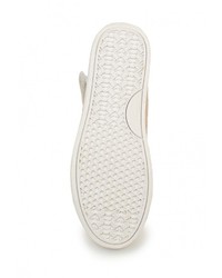 Разноцветные кожаные кроссовки на танкетке от Ideal