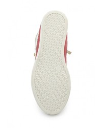 Разноцветные кожаные кроссовки на танкетке от Via Giulia