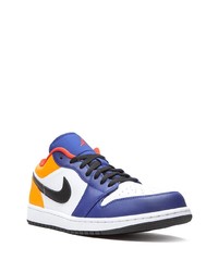 Мужские разноцветные кожаные низкие кеды от Jordan