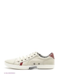 Мужские разноцветные кожаные низкие кеды от Cooper