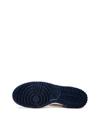 Мужские разноцветные кожаные низкие кеды от Nike X Off-White