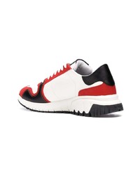 Мужские разноцветные кожаные низкие кеды от Neil Barrett