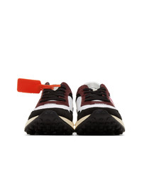 Мужские разноцветные кожаные низкие кеды от Off-White