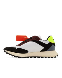 Мужские разноцветные кожаные низкие кеды от Off-White