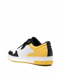 Мужские разноцветные кожаные низкие кеды от Calvin Klein