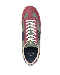 Мужские разноцветные кожаные низкие кеды от PS Paul Smith