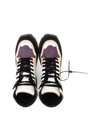 Мужские разноцветные кожаные рабочие ботинки от Off-White