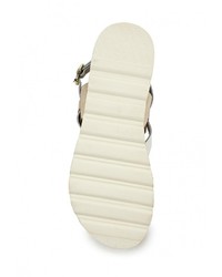 Разноцветные кожаные сандалии на плоской подошве от Gioseppo