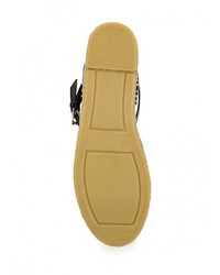 Разноцветные кожаные сандалии на плоской подошве от Karl Lagerfeld