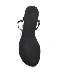 Разноцветные кожаные сандалии на плоской подошве от Vitacci