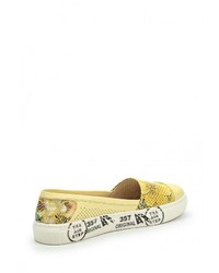 Женские разноцветные кожаные слипоны от Allegri